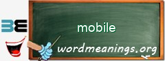 WordMeaning blackboard for mobile